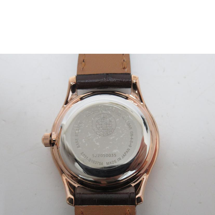 CITIZEN/レディースウォッチ/Eco-Drive/ソーラー/E031-S103754//522******/SAランク/63
