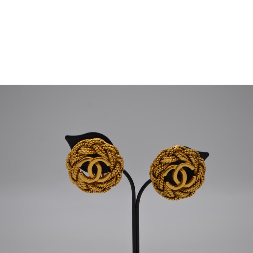 CHANEL シャネル/ココマークヴィンテージラウンドイヤリングGP/2231//ABランク/89