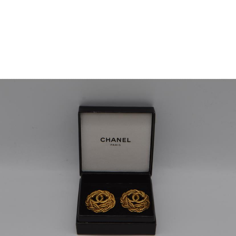 CHANEL シャネル/ココマークヴィンテージラウンドイヤリングGP/2231//ABランク/89