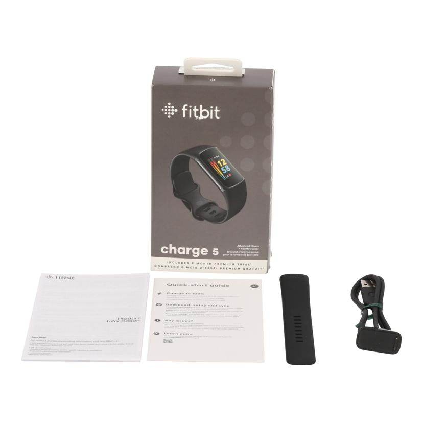 fitbit フィットビット/スマートウォッチ/Charge5/FB421BKBK-FRCJK//3958016B7161/Bランク/62