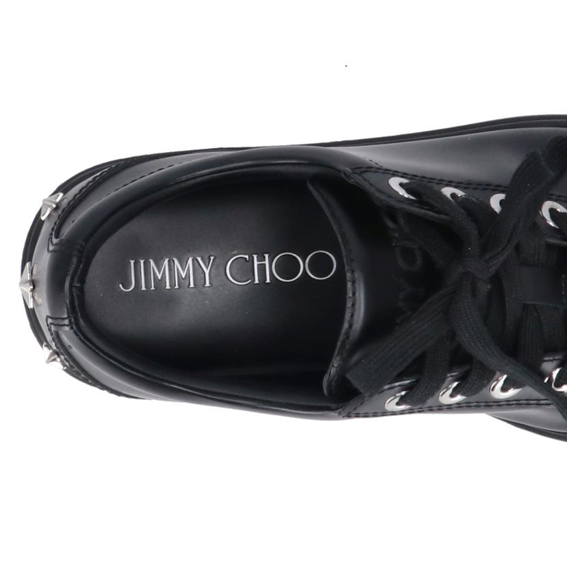 JIMMY CHOO/25 ジミーチュウ/◇ジミーチュウレザースニーカー/ブラック//サイス************/ABランク/75