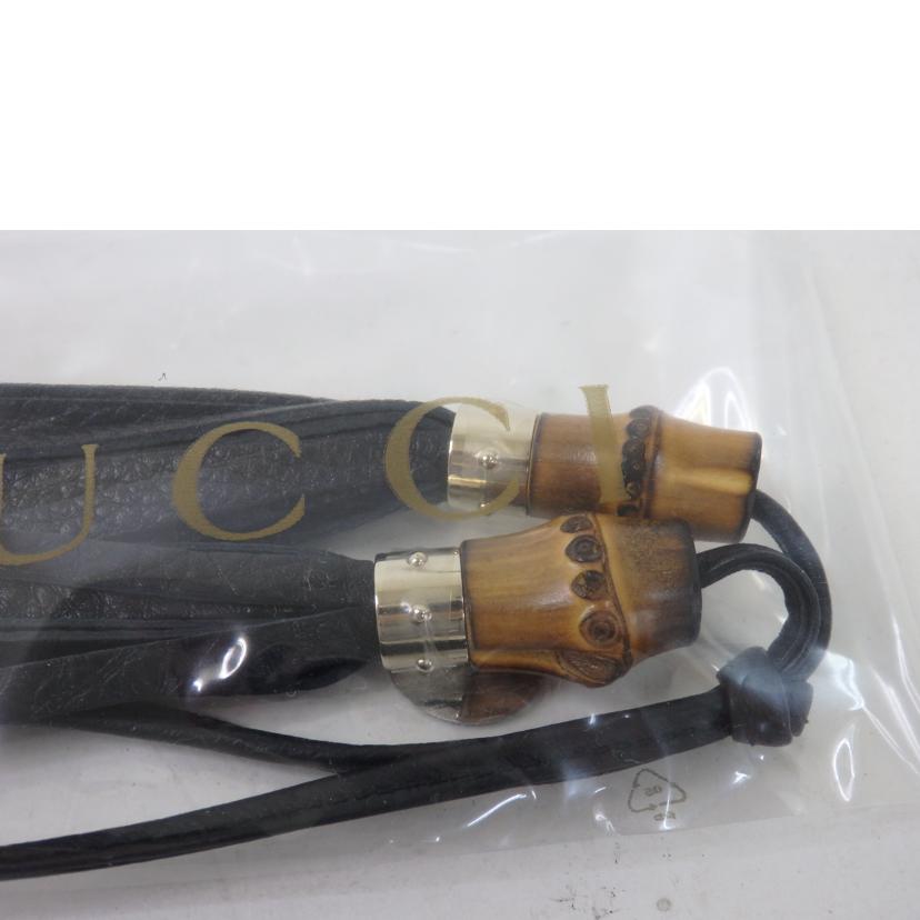 GUCCI グッチ/バンブータッセルチャーム/黒//SAランク/84