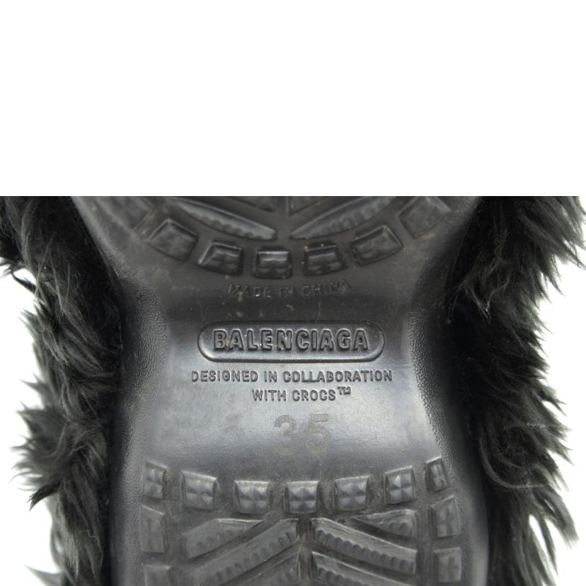 BALENCIAGA バレンシアガ/crocsファーシューズ//ABランク/75