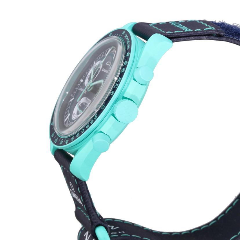 OMEGA×swatch オメガ×スウォッチ/MISSION ON EARTH POLAR LIGHTS/SO33L103//SAランク/78
