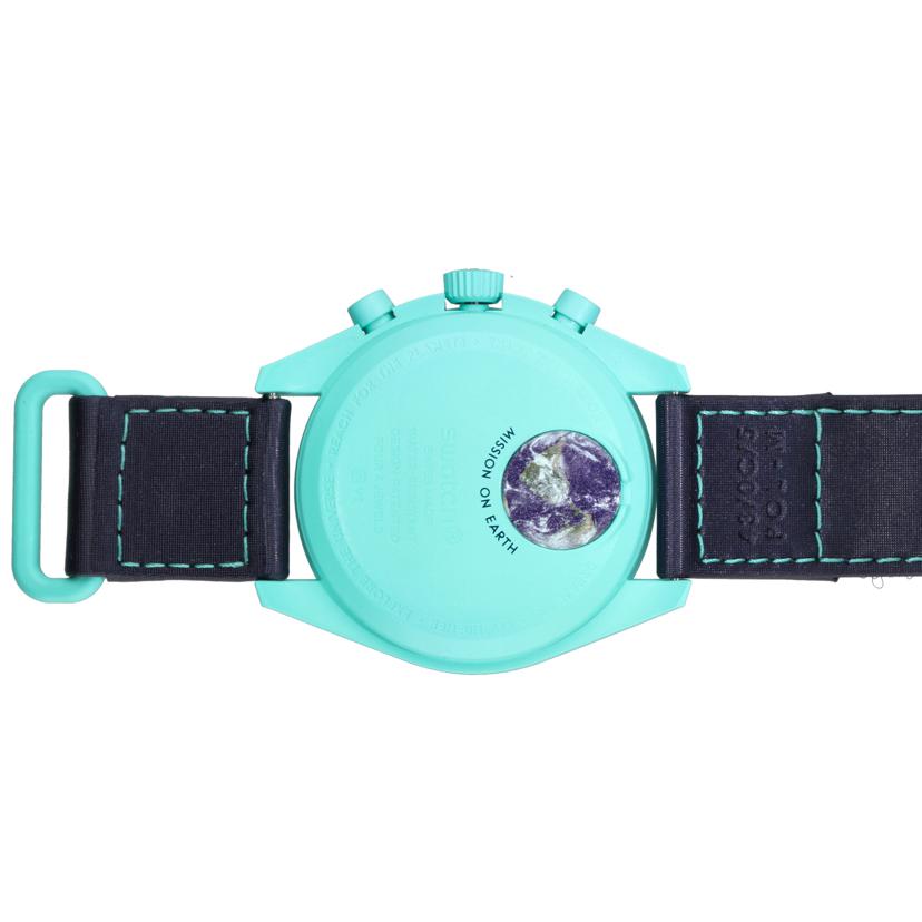 OMEGA×swatch オメガ×スウォッチ/MISSION ON EARTH POLAR LIGHTS/SO33L103//SAランク/78