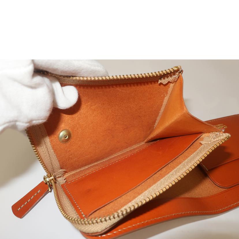 Cartolare カルトラーレ/レザー二つ折り財布 薄型 ブラウン//ABランク/65