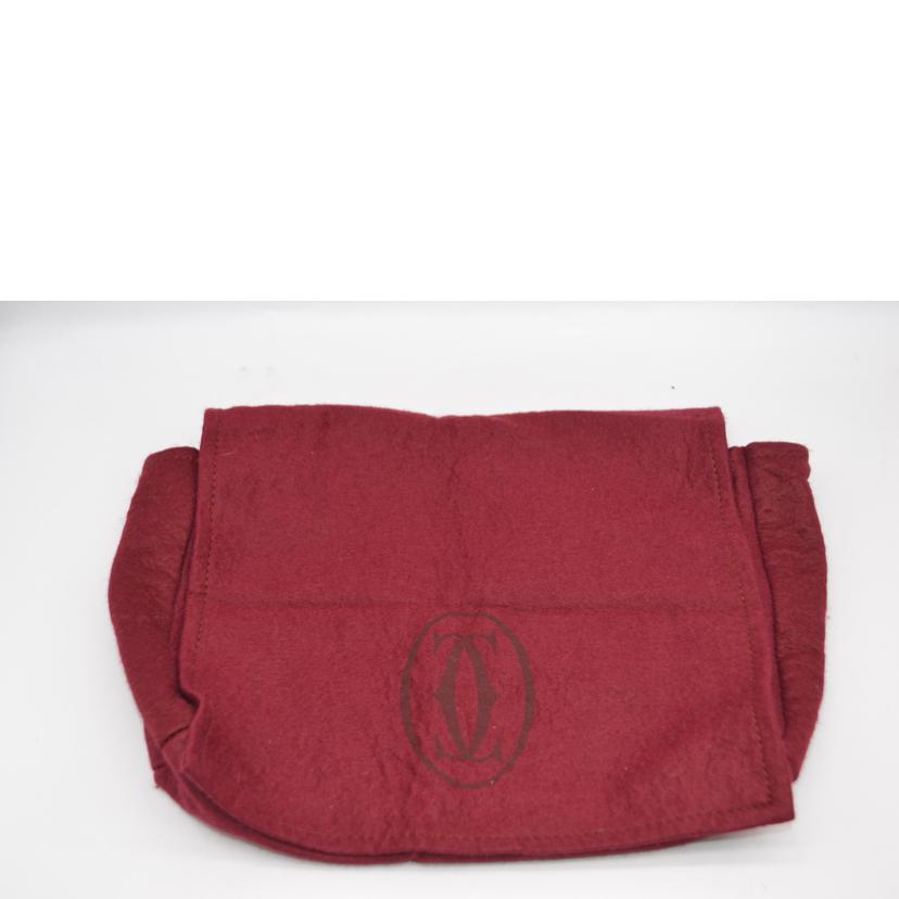 Cartier カルティエ/マストラインフラップレザー ショルダー/ボルドー//ABランク/89