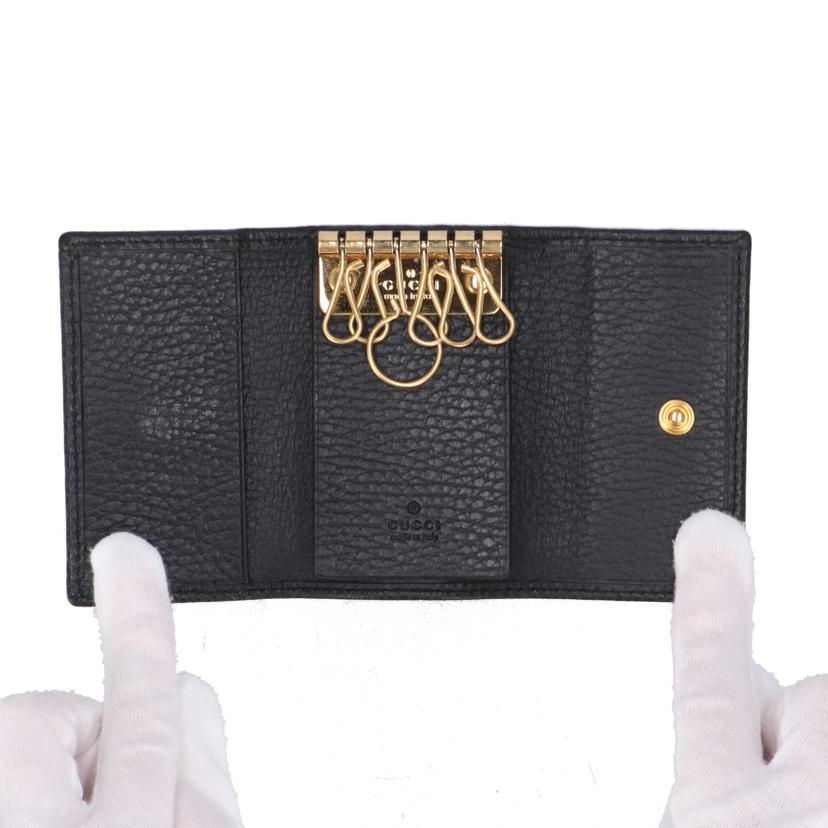 GUCCI グッチ/GGマーモント/6連キーケース/456118//214*/ABランク/91