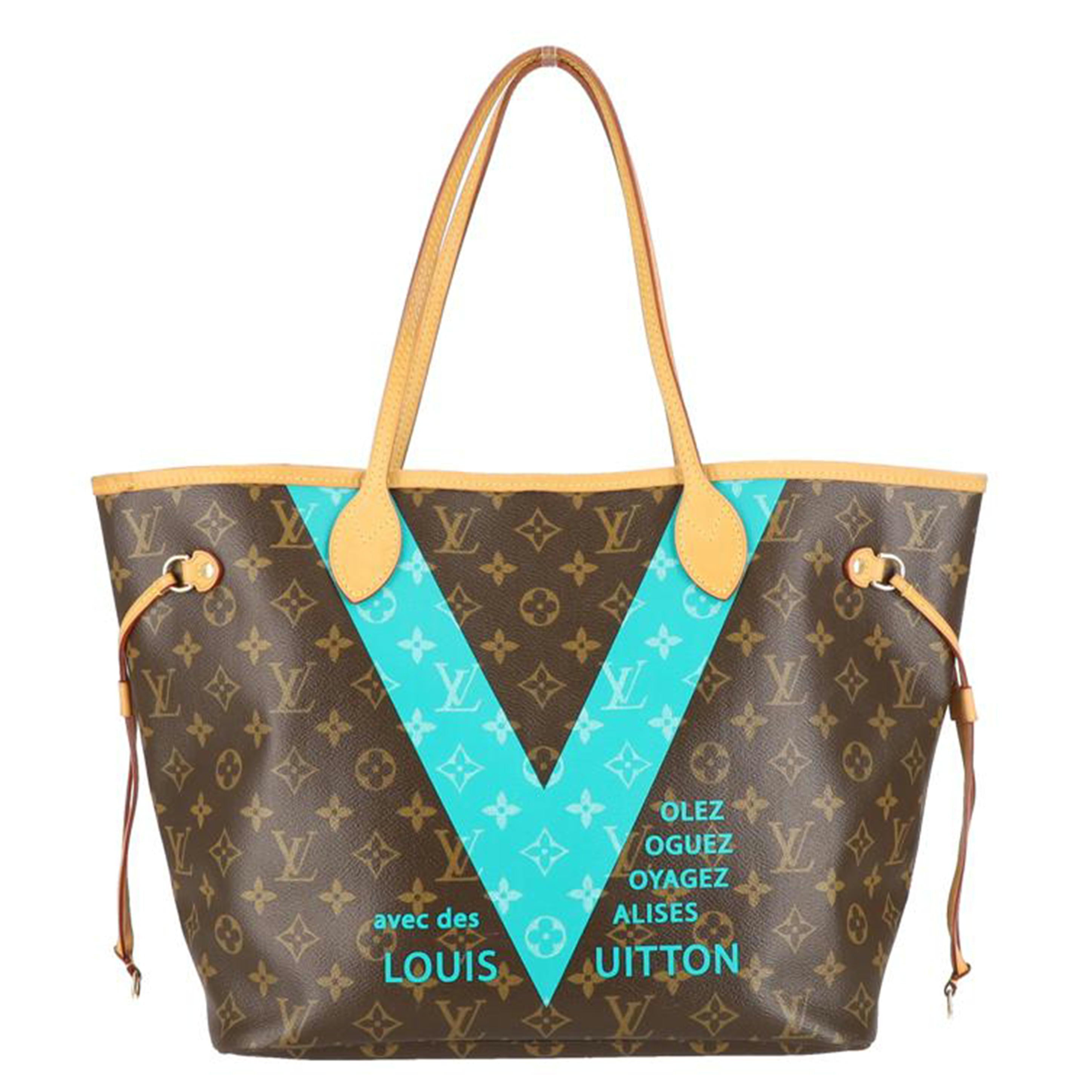 LOUIS VUITTON ルイヴィトン/VネヴァーフルMM/テュルコワーズ/モノグラム/M41601//CA1***/ABランク/91