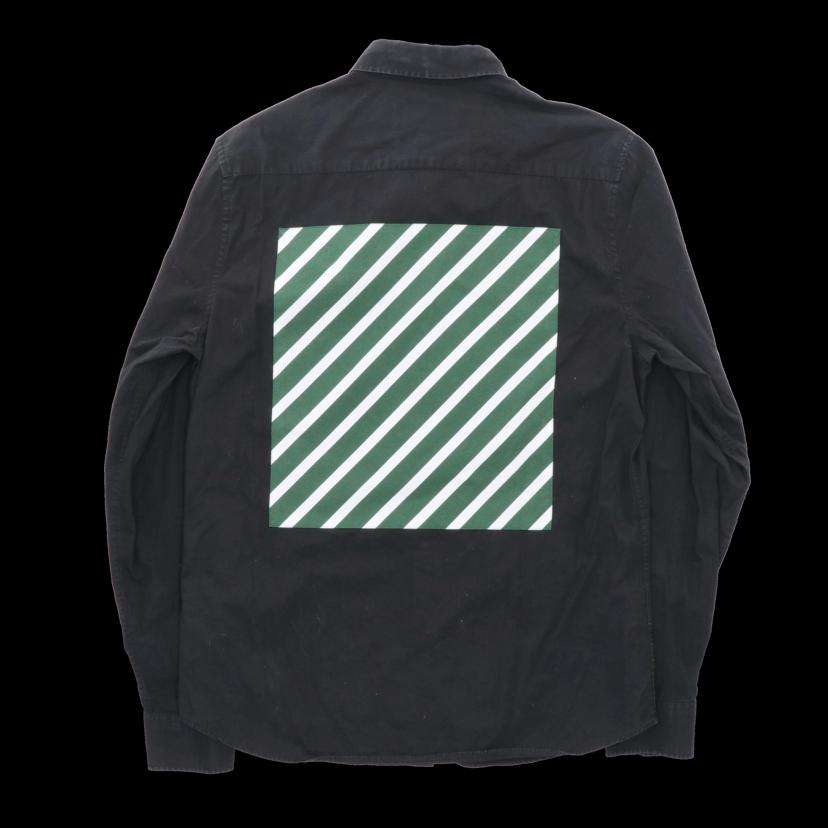 RAFSIMONS ラフシモンズ/xFREDPERRY/ストライプパッチボタンダウンシャツ/14AW/入手困難/希少//ABランク/24