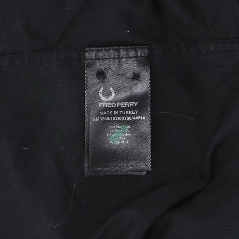 RAFSIMONS ラフシモンズ/xFREDPERRY/ストライプパッチボタンダウンシャツ/14AW/入手困難/希少//ABランク/24