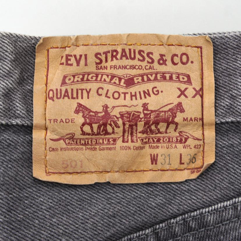 Levi's リーバイス/USA製 501 グレーデニムパンツ/ヴィンテージ/501-0652//Bランク/05