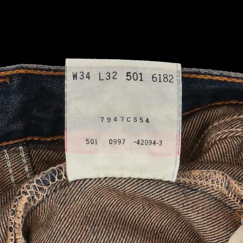 LEVI'S リーバイス/USA製501/90's/W34/濃紺//ABランク/82