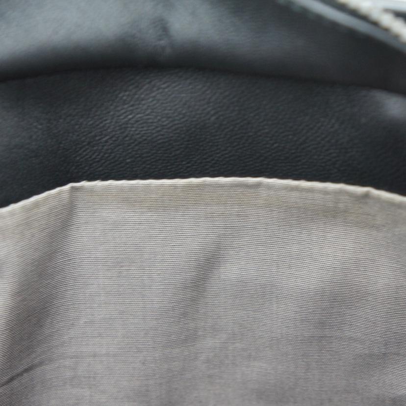 BOTTEGA VENETA/イントレチャートテックストライプ2Wayトート/ブラック//Aランク/75