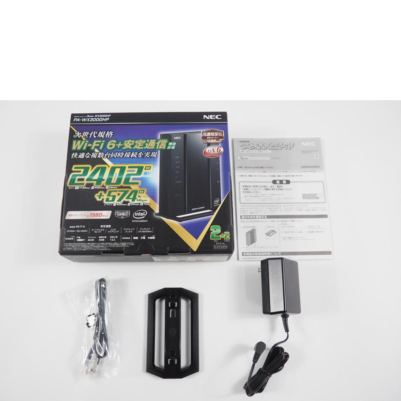 NEC エヌイーシー/Wi-Fiホームルーター/PA-WX3000HP//3001083039768C0/Aランク/79