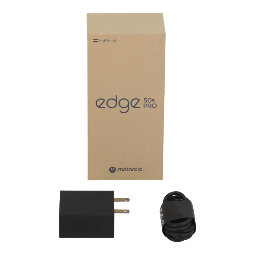 MOTOROLA SoftBank モトローラ /スマートフォン/edge 50s pro 256GB/MOSAH2//ZY22JX7B3Z/Aランク/01