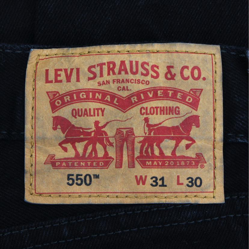 Levi's リーバイス/550 ブラックデニムパンツ/PC9-00550-0260//Bランク/05