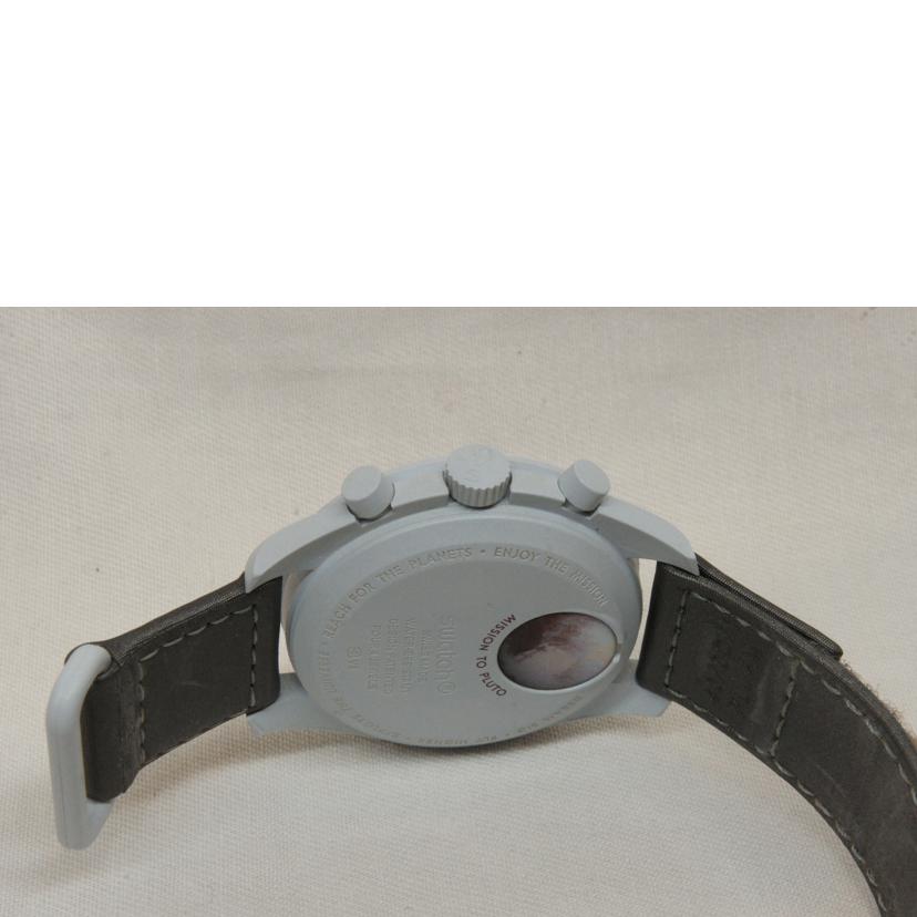 OMEGA×SWATCH オメガスウォッチ/スピードマスターMISSION TO PLUTO//Aランク/92