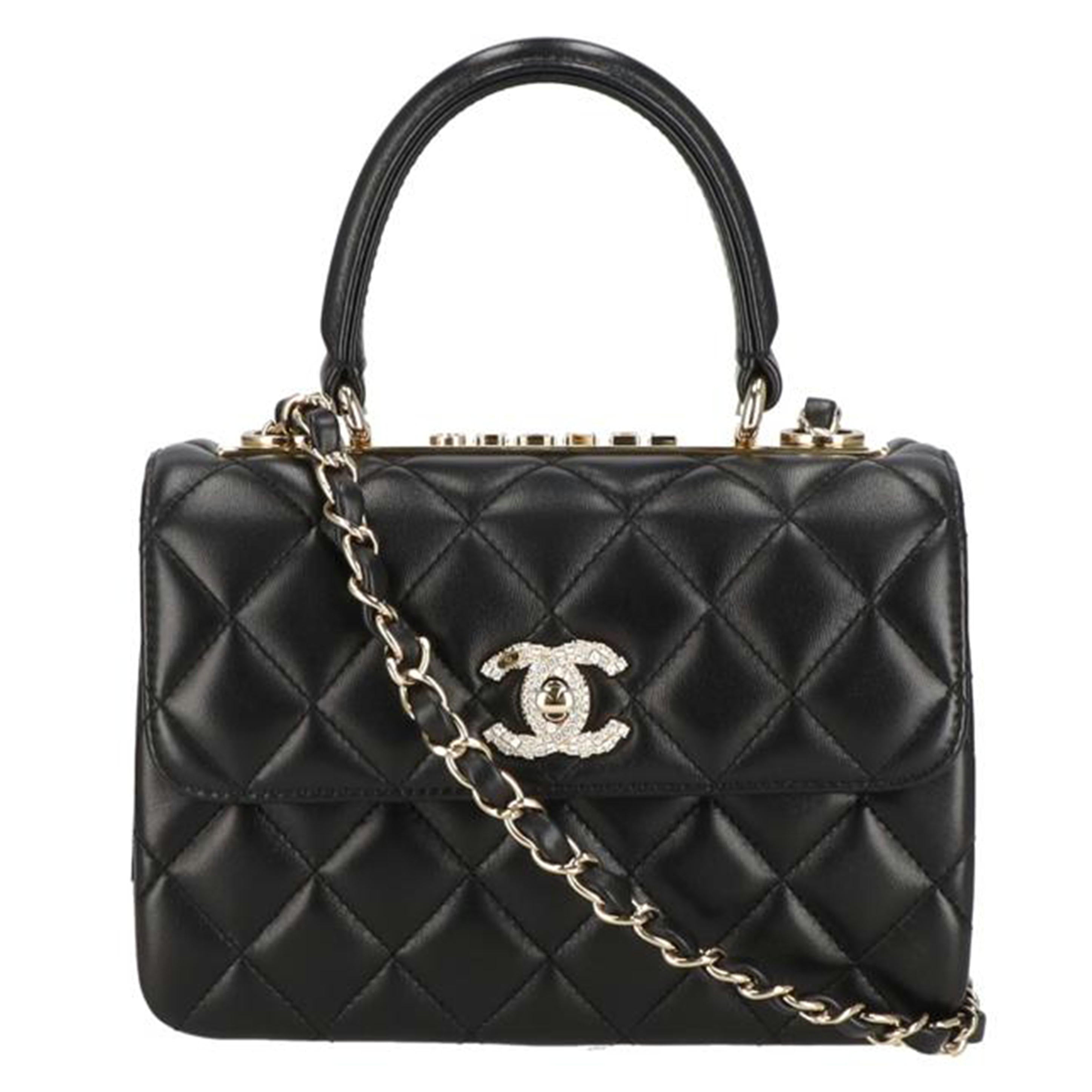 CHANEL シャネル/ビジューロゴ/トップハンドルチェーンショルダー//PXL*****/SAランク/91