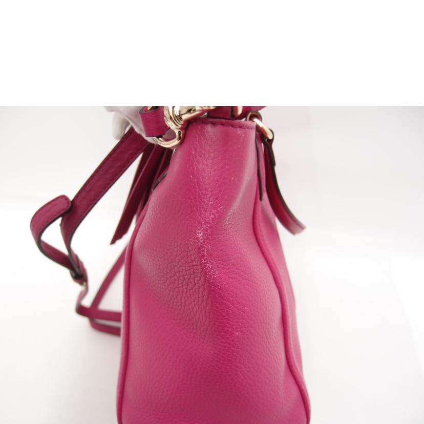 GUCCI グッチ ハンドバッグ トートバッグ ショルダーバッグ フリンジ 斜め掛け 肩掛け レディース ゴールド金具/インターロッキングGソーホー2wayトート/ピンク/369176//495***/ABランク/69