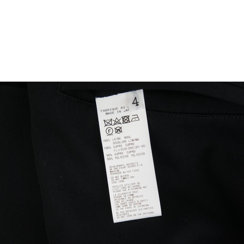 YOHJI YAMAMOTO POUR HOMME ヨウジヤマモトプールオム/21SS REPLICA1989-90AW 刺繍入りウールギャバジンテーラードジャケット/HD-J07-101//サイズ 4/ABランク/05