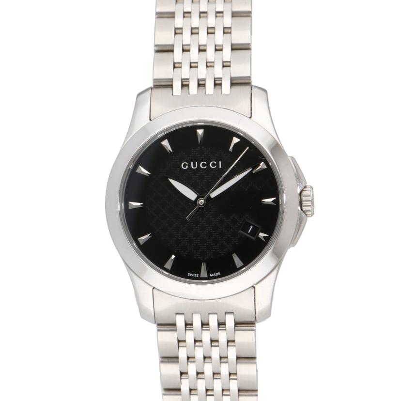 GUCCI グッチ/Gタイムレス・ブラック/レディース/クオーツ/YA126502//152*****/ABランク/93