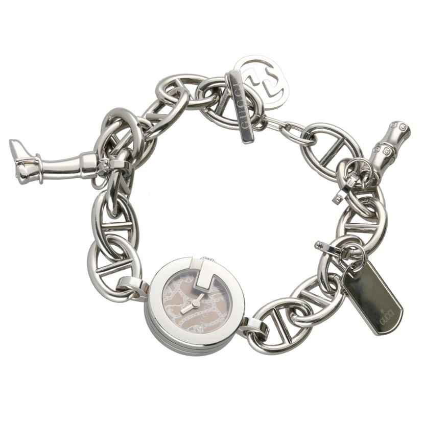 GUCCI グッチ/Gチャ-ムブレスウオッチ/107//111*****/Bランク/06