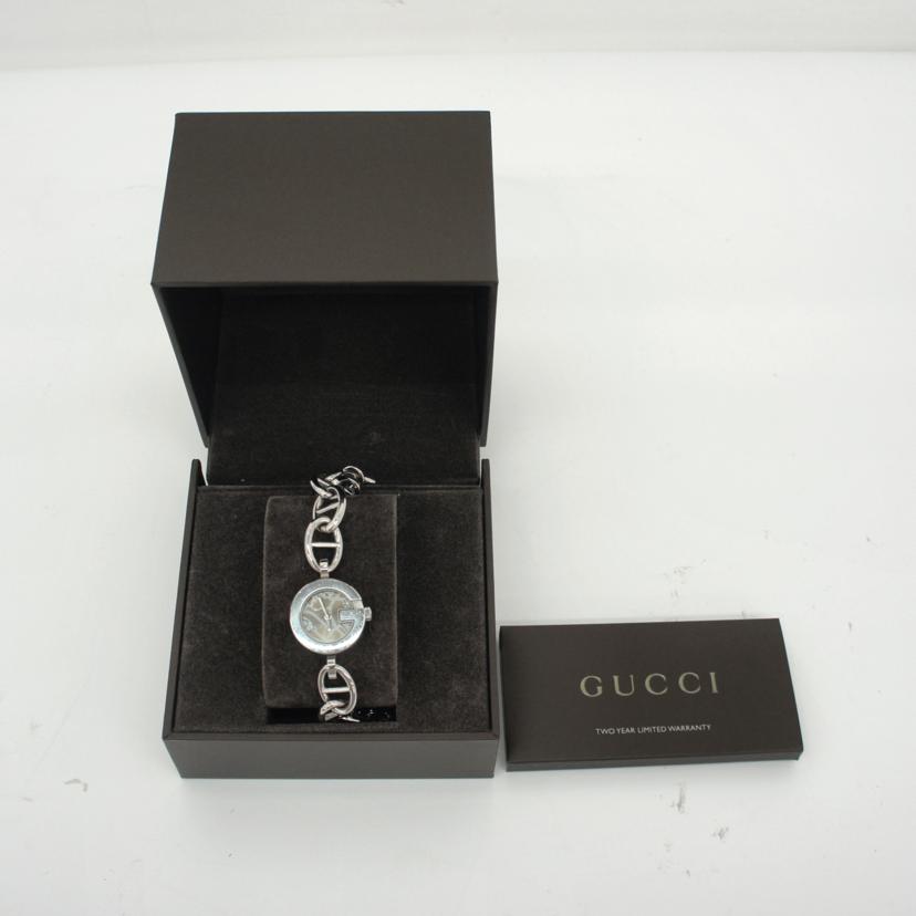 GUCCI グッチ/Gチャ-ムブレスウオッチ/107//111*****/Bランク/06