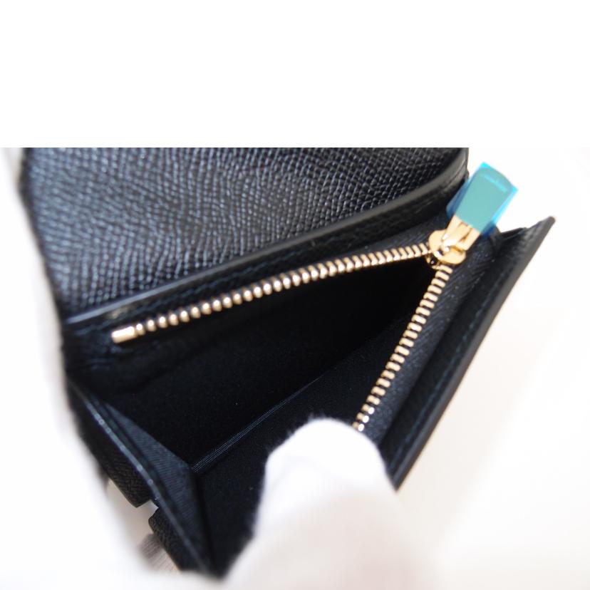 FERRAGAMO フェラガモ/ヴァラリボン二つ折り財布/ブラック/22D515//Sランク/69