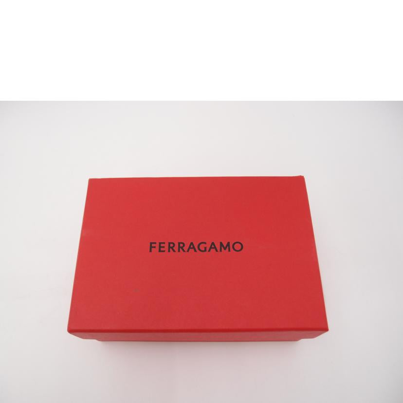 FERRAGAMO フェラガモ/ヴァラリボン二つ折り財布/ブラック/22D515//Sランク/69
