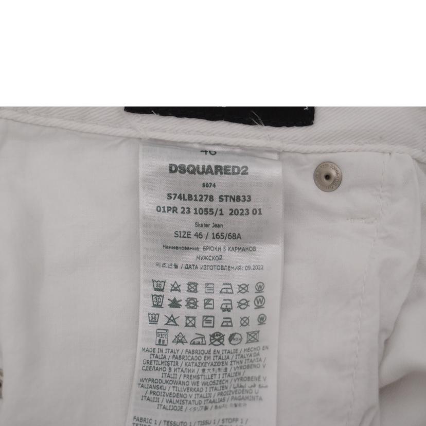 Dsquared2 ディースクエアード/Dsquared2 ホワイトデニム//ABランク/69