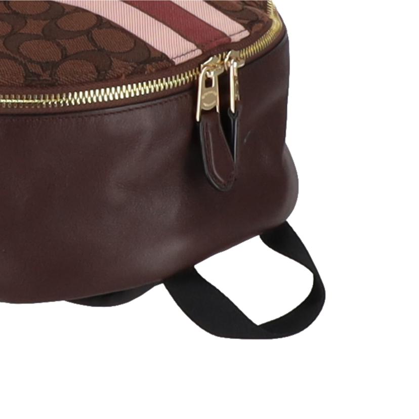 COACH コーチ/シグネチャー/ミディアムチャーリー/バックパック/F68034//L18**/Aランク/78