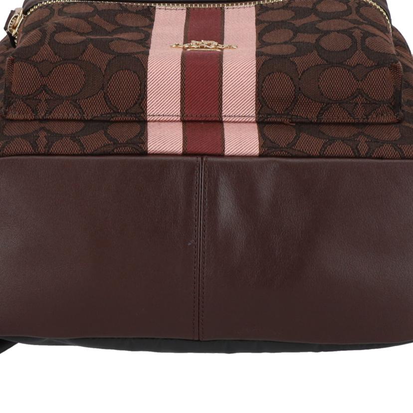 COACH コーチ/シグネチャー/ミディアムチャーリー/バックパック/F68034//L18**/Aランク/78