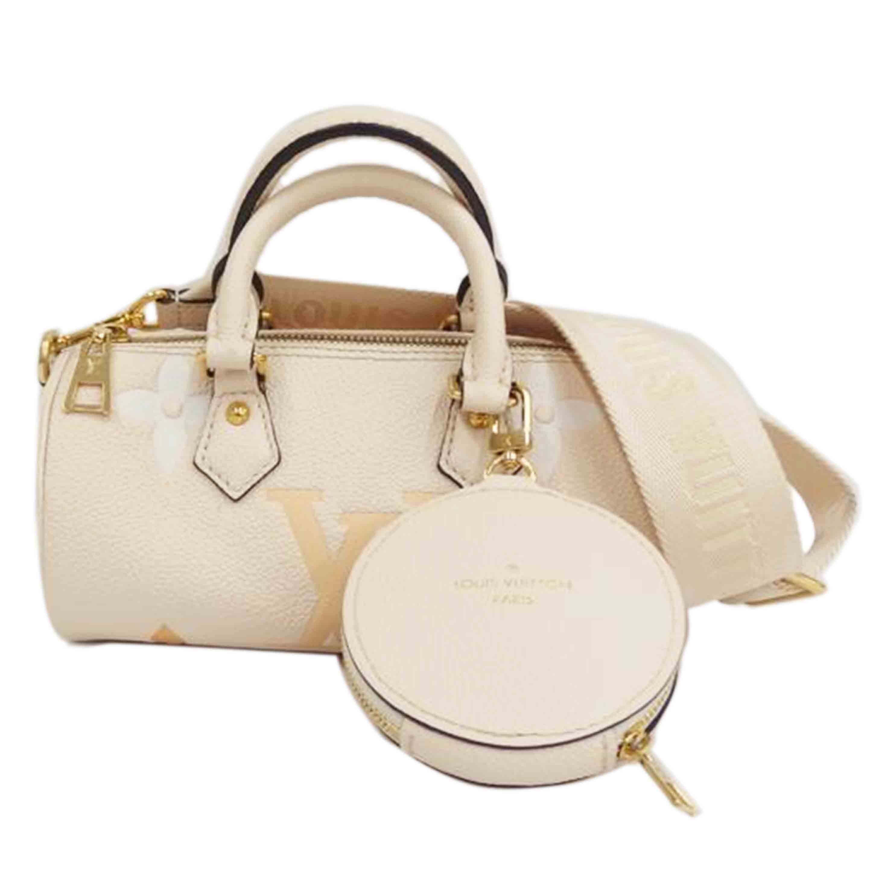 LV ルイヴィトン/パピヨンBB/アンプラント/クレーム/サフラン/M45708//ICタ**/Aランク/82