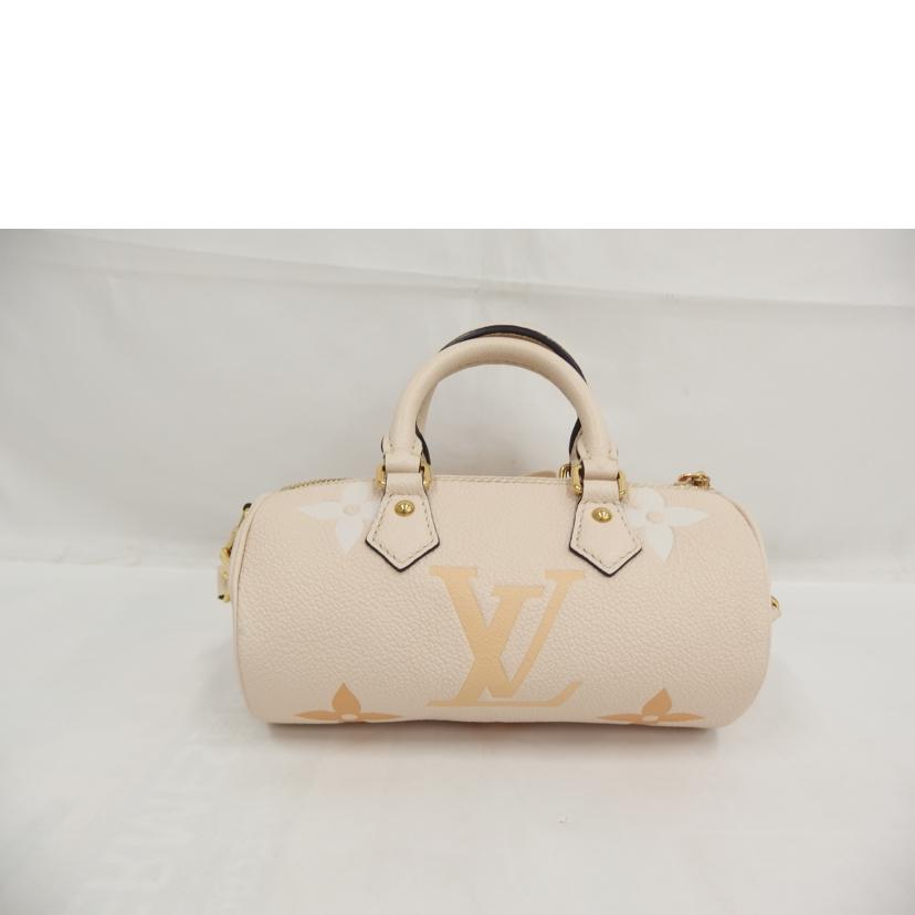 LV ルイヴィトン/パピヨンBB/アンプラント/クレーム/サフラン/M45708//ICタ**/Aランク/82