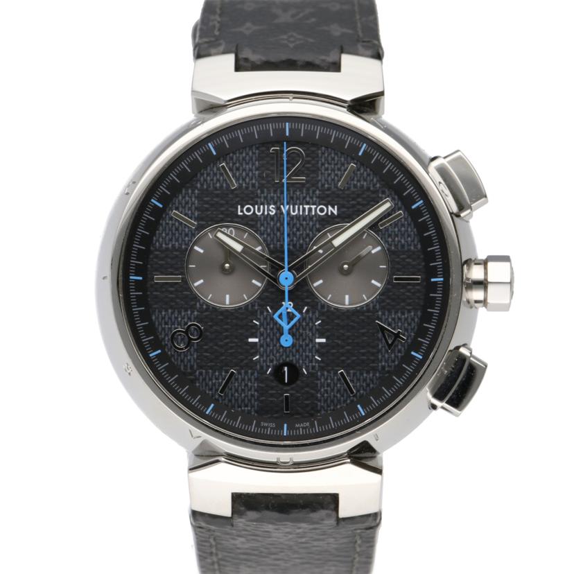 LOUIS VUITTON ルイ・ヴィトン/タンブールGM/ダミエグラフィット/クロノグラフ/QA094Z//UH6***/ABランク/09
