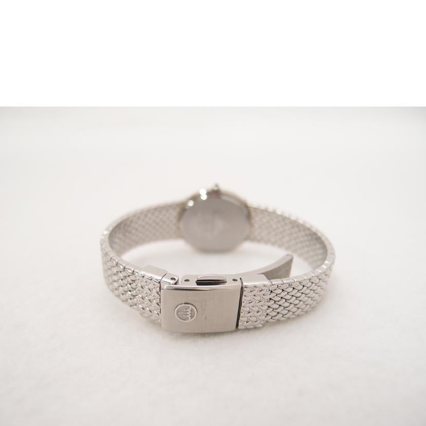 SEIKO セイコー 18KT×SS シェル文字盤 腕時計 5A70-0AT0/CREDOR・ダイヤベゼル/レディース/クオーツ/GSWE942//190***/Aランク/69