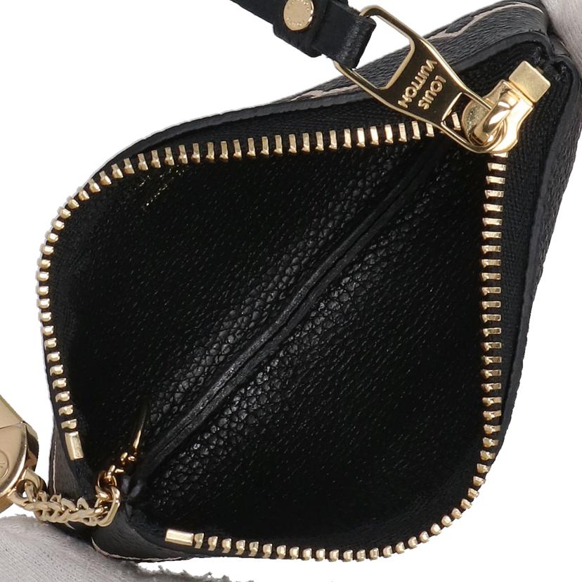 LOUIS VUITTON ルイ・ヴィトン/ポシェット・クレ/アンプラント・バイカラー/ブラック×ベージュ/M80885//TR0***/Aランク/40