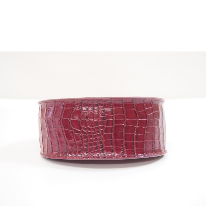 IACUCCI イアクッチ/クロコ型押しショルダーバッグ/-//-/Aランク/71