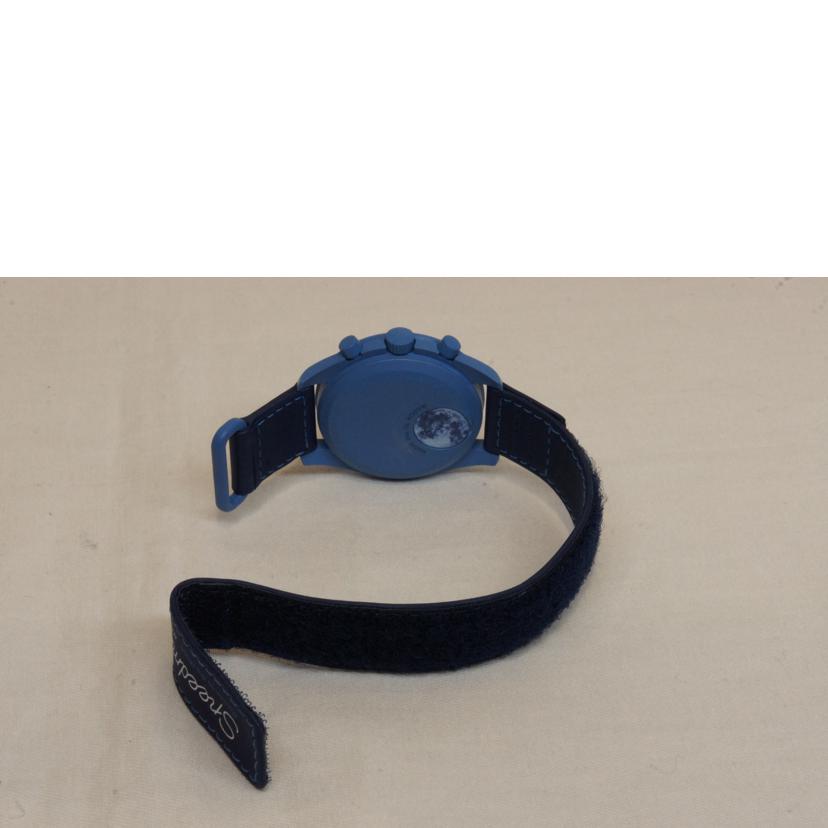 OMEGA×SWATCH オメガスウォッチ/MISSION TO SUPER BLUE/スピードマスター//Aランク/92