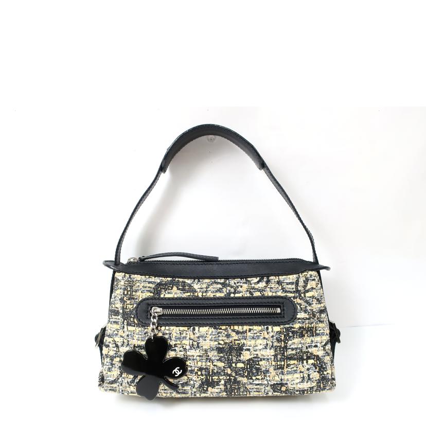 CHANEL シャネル/クローバー ツイード セミショルダーバッグ//103*****/ABランク/65