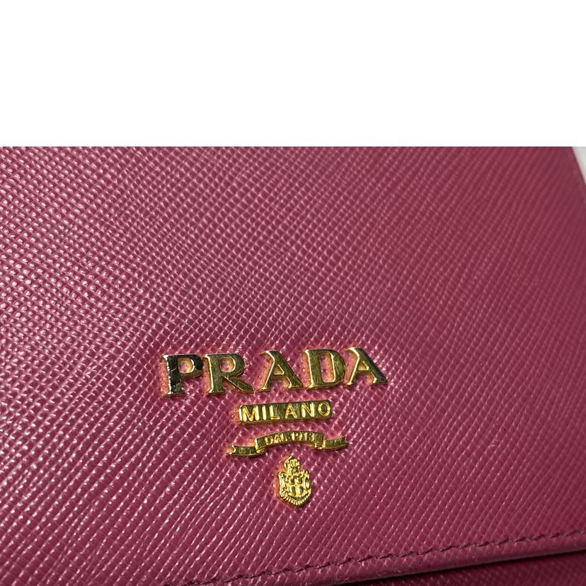 PRADA プラダ/サフィアーノ メタルロゴ ウォレット/1MH176//BCランク/52