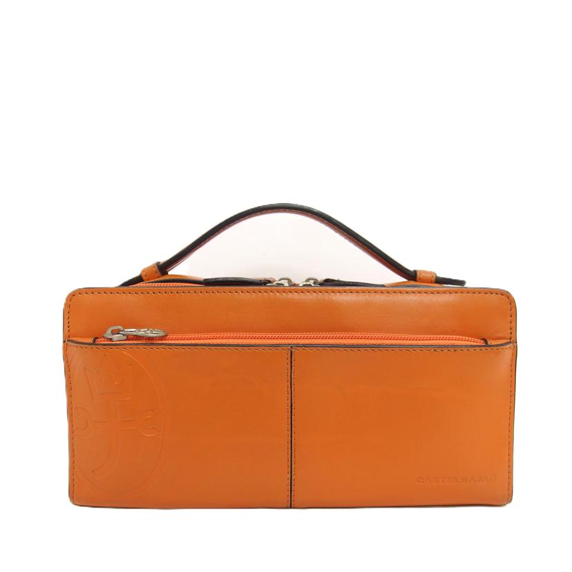 CASTELBAJAC カステルバジャック/ドロワットダブルファスナーセカンドバッグ//Bランク/04