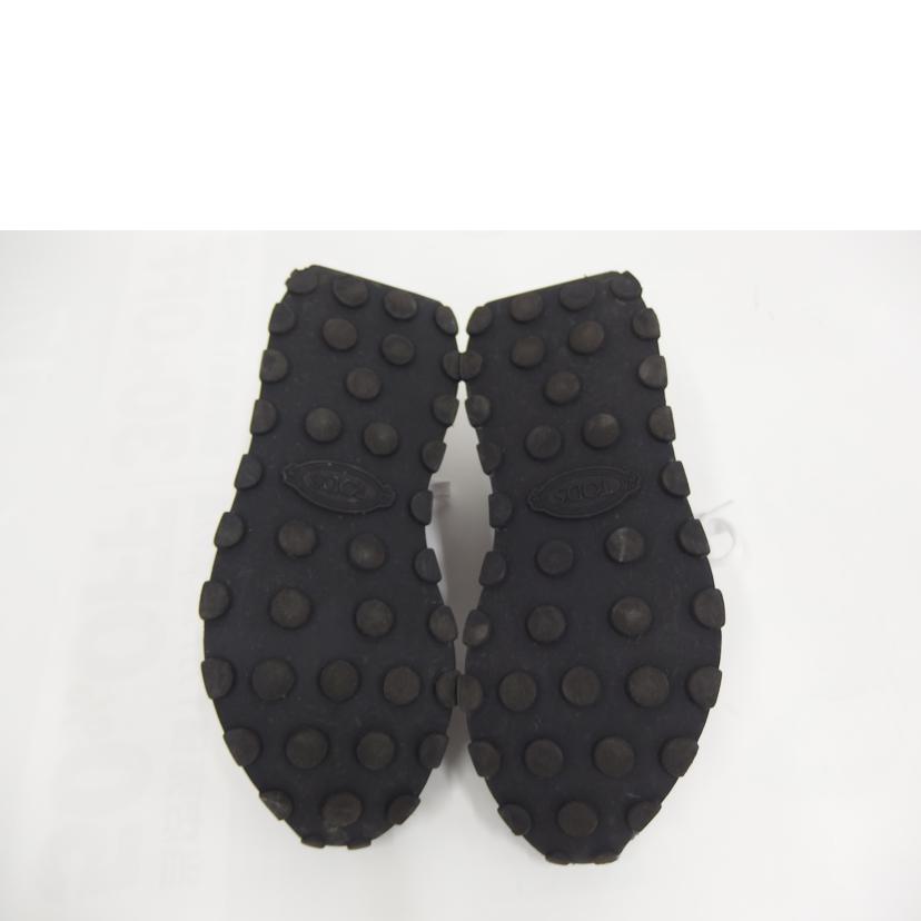 TOD'S/トッズ ケイト レザー&ファブリック スニーカー//Aランク/82