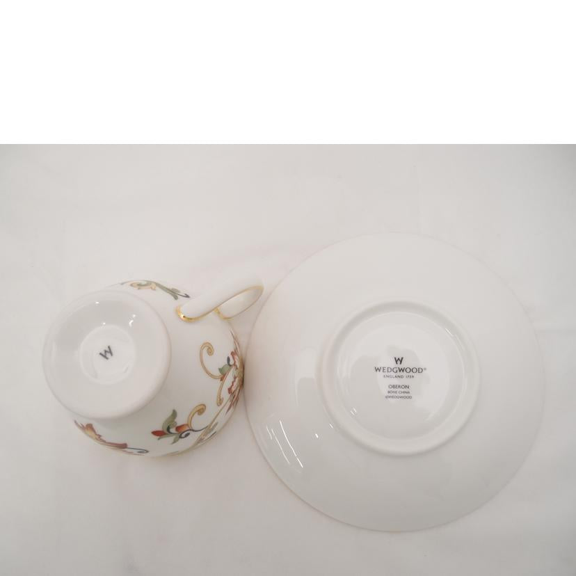 WEDGWOOD ウエッジウッド/OBERON/オベロン カップ&ソーサープレート トリオセット//Sランク/69
