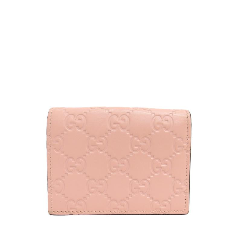 GUCCI グッチ/グッチシマレザー/リネアキャット/フラップウォレット/548057//095*/Aランク/04