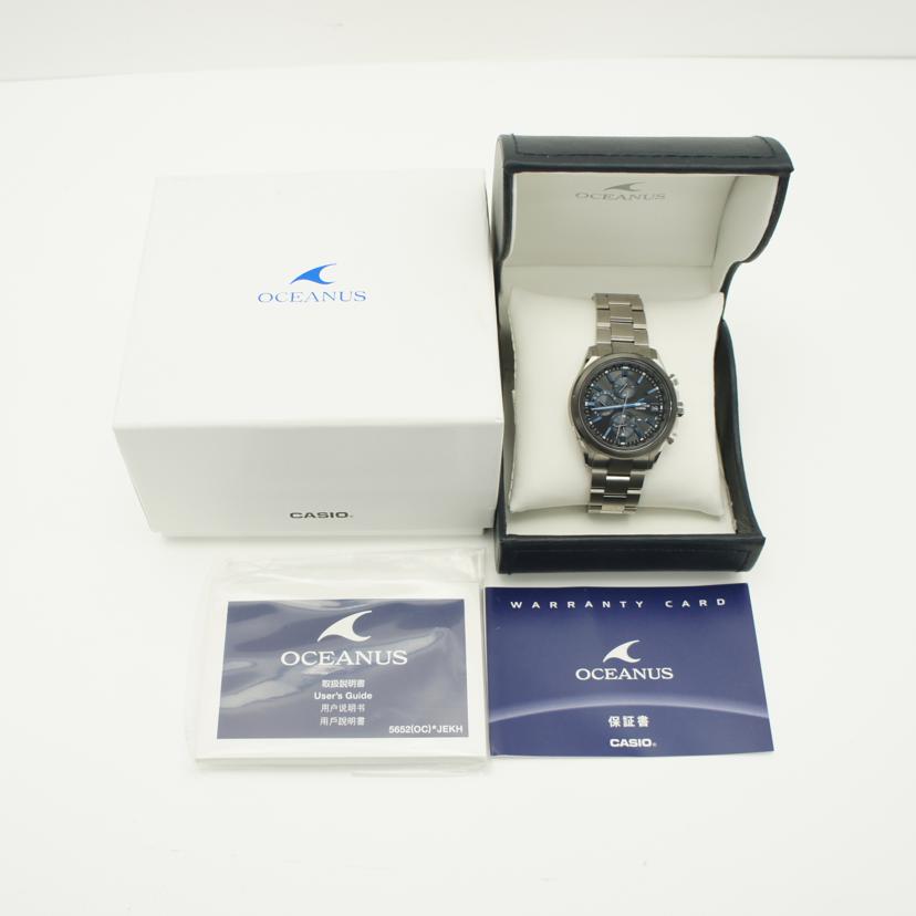 CASIO カシオ/オシアナス・クラシックライン/電波ソーラー×スマホリンク/OCW-T4000A-1AJF//565*/Aランク/89