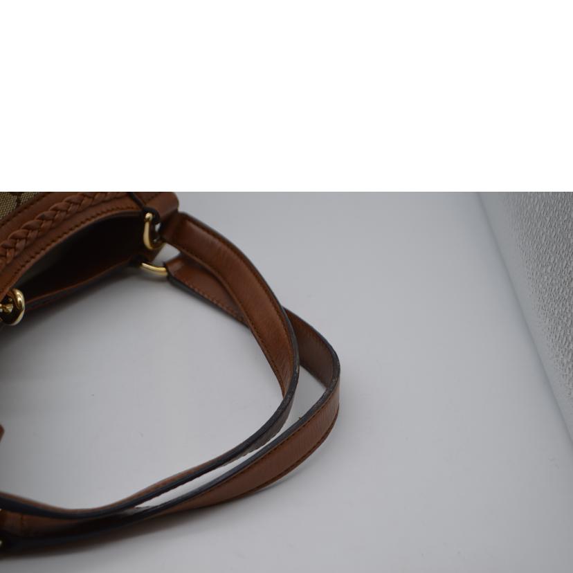 GUCCI グッチ/■GGキャンバスインターロッキングGレザートート/296896//002***/ABランク/89