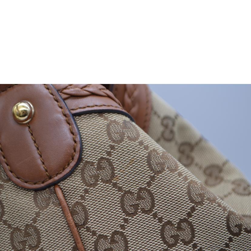 GUCCI グッチ/■GGキャンバスインターロッキングGレザートート/296896//002***/ABランク/89