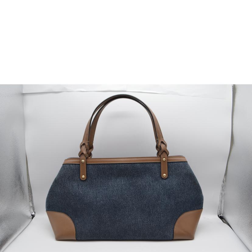 GUCCI グッチ/クラフトロゴデニムレザートート/ブルー/348715//325***/ABランク/89